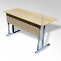 Стол ученический ''Эрудит'' 2-мест. рег. 2-4/4-6/3-5/5-7 столеш. ЛДСП 16 мм